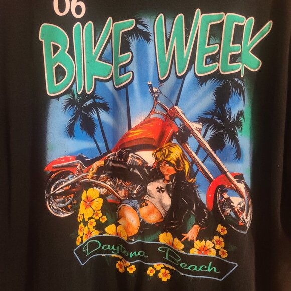 Bike Week 2006 Daytona Beach Men's Short Sleeve T-Shirt - Size 2XL - Picture 9 of 11